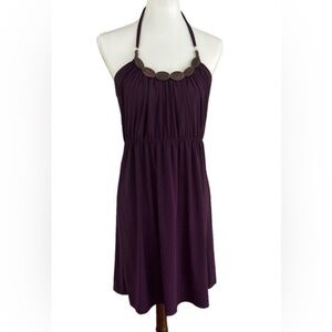 Bisou Bisou halter bead dress